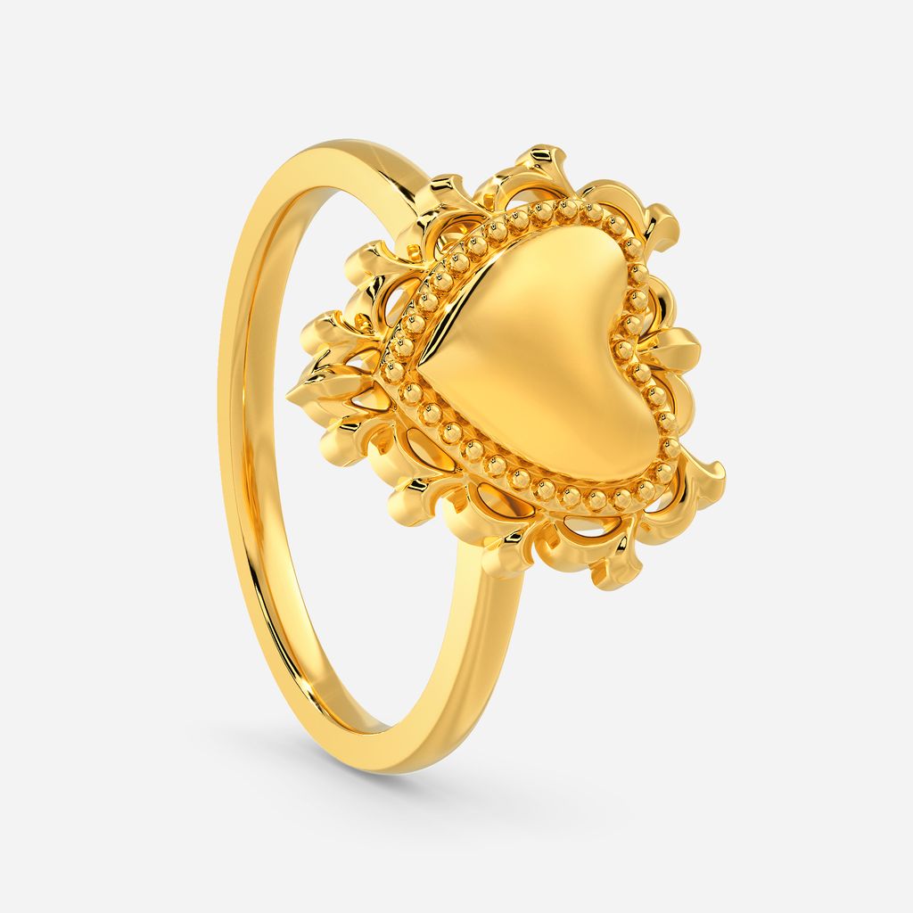 Wish upon a Heart Gold Rings image
