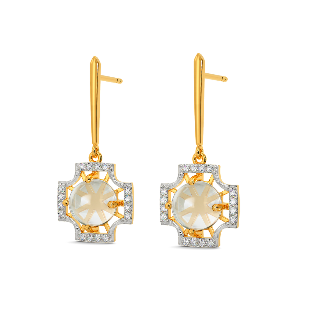 Translucent Radiance Diamond Earrings