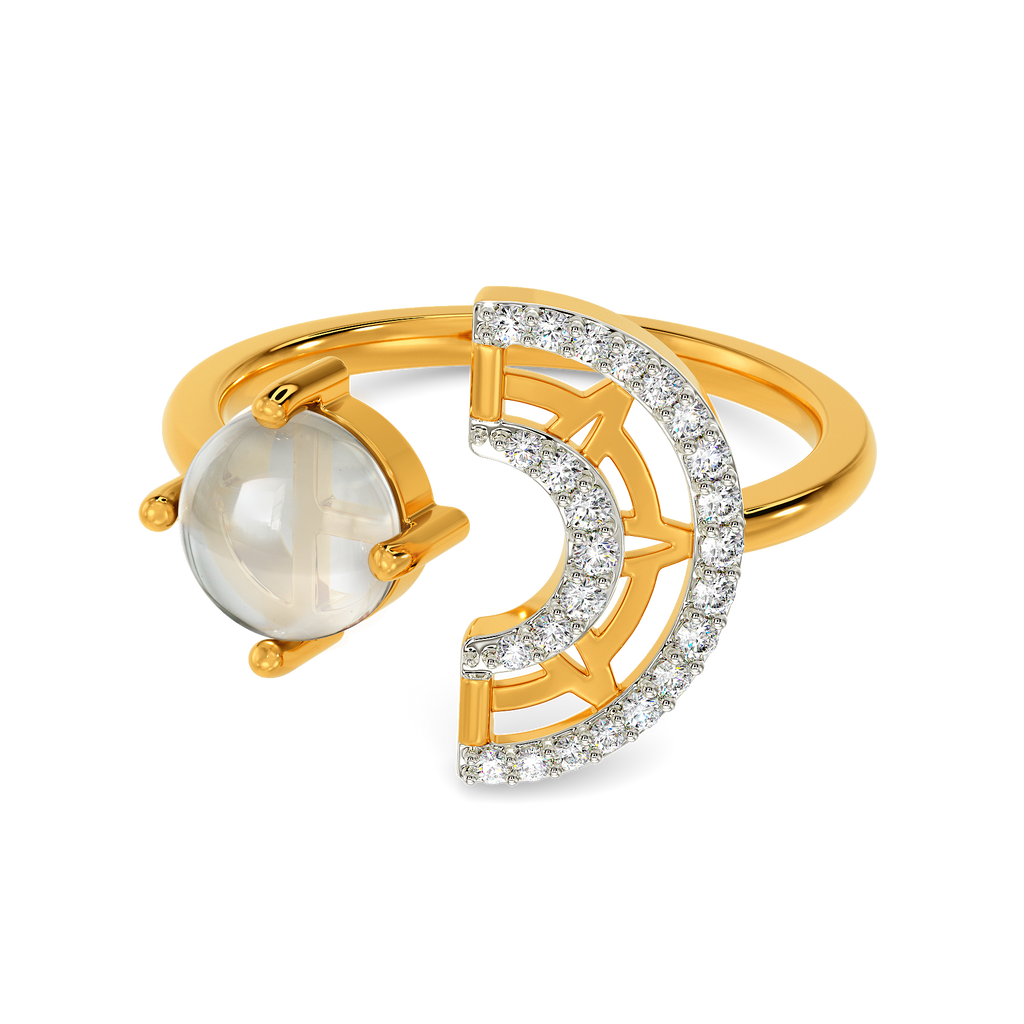 Clear Horizon Diamond Rings alternate view 2