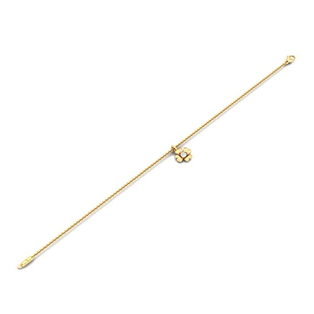 Four-petal Diamond Bracelets