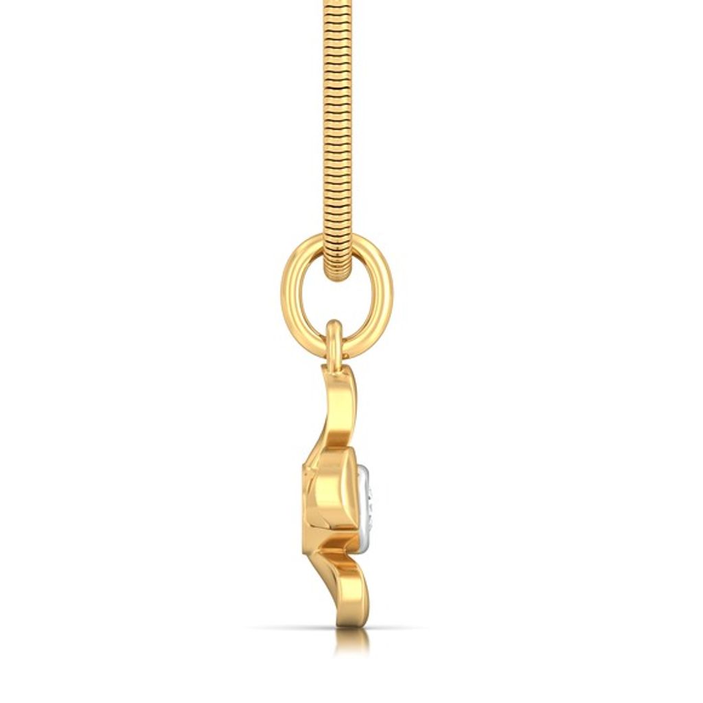 Sweet Floral Diamond Pendants
