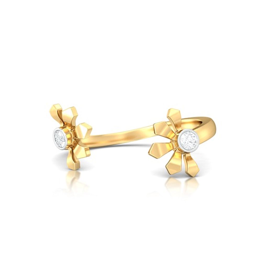 Greek lotus Diamond Rings image