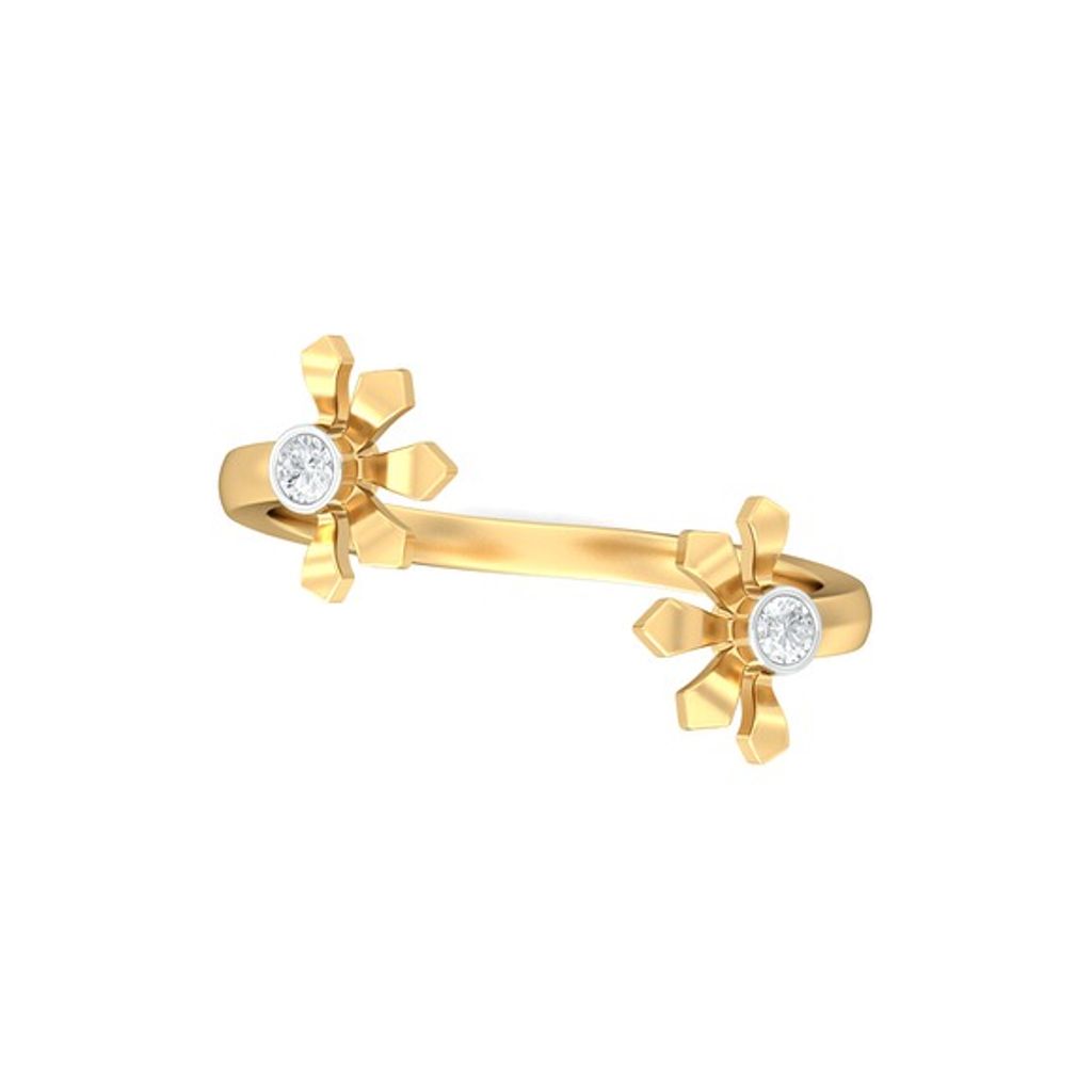 Greek lotus Diamond Rings image