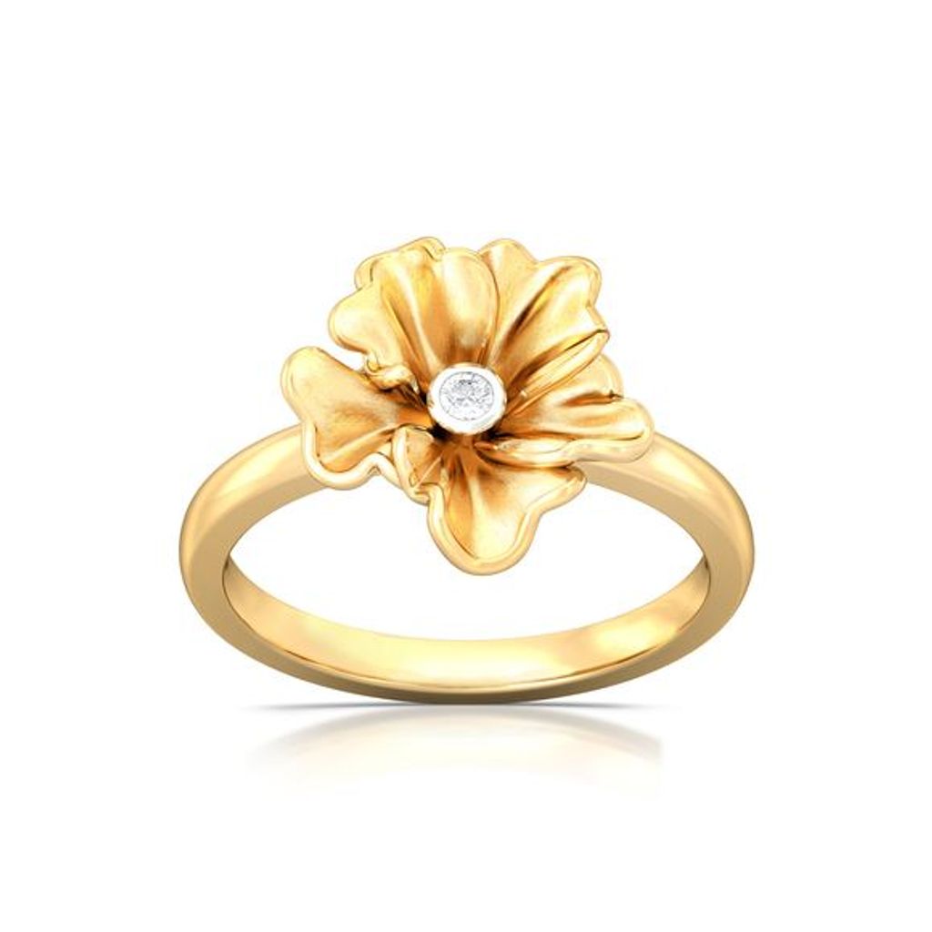 Yellow Carnation Diamond Rings alternate view 3