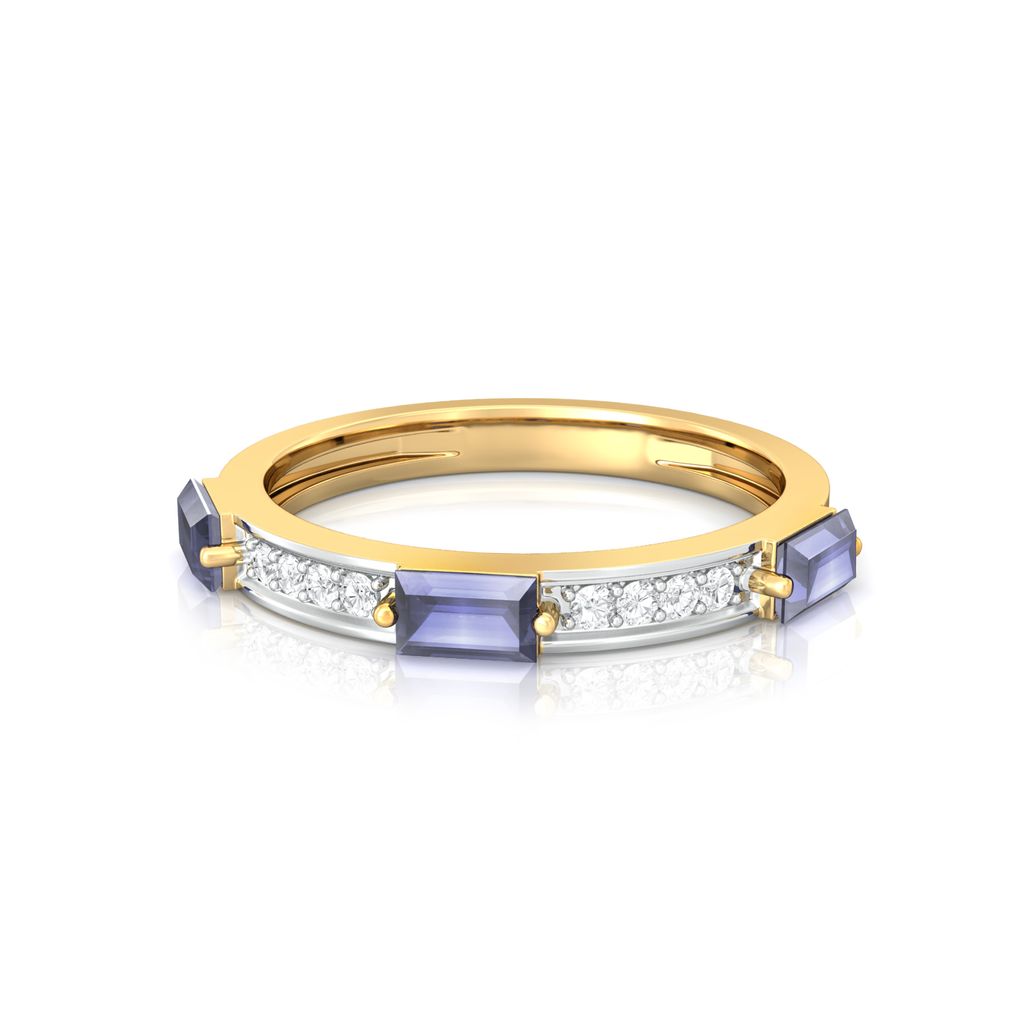 Depths of Blue Diamond Rings image