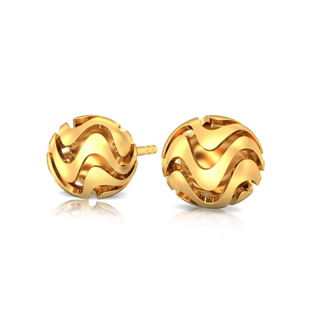 Moon Tide Gold Earrings