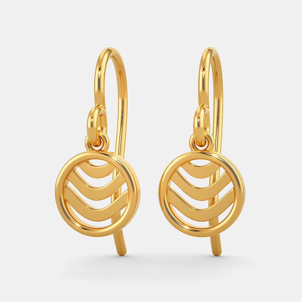 Waves Gold Earrings