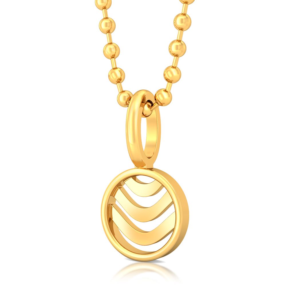Waves Gold Pendants