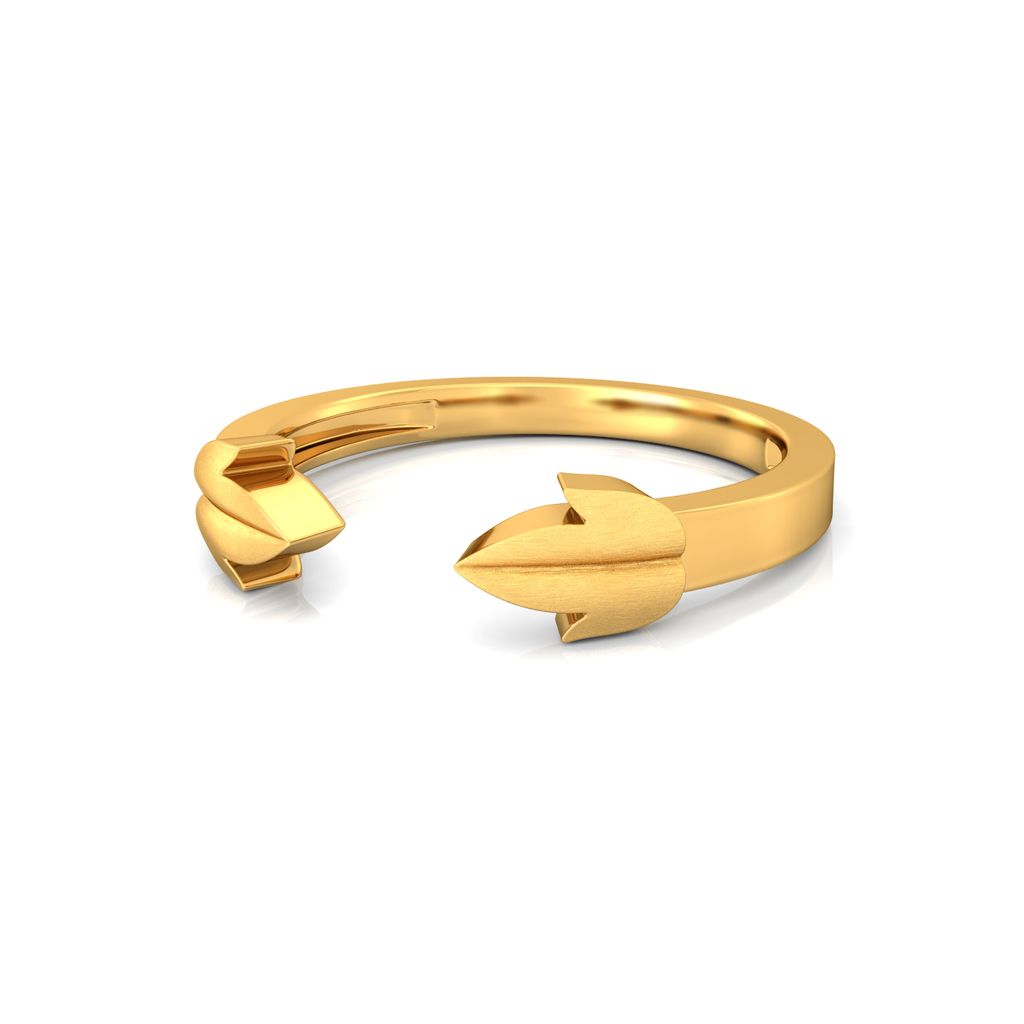 Leaf of Faith Gold Rings image