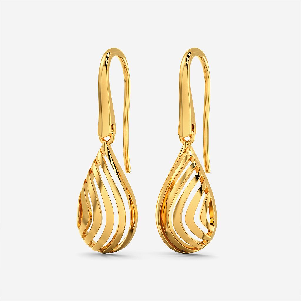 Sea Shell Gold Earrings