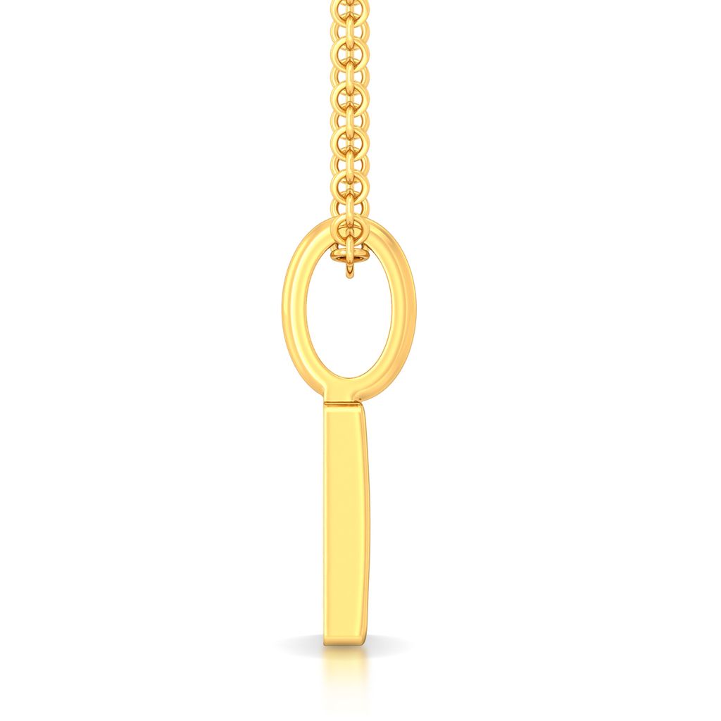 Trapeze Gold Pendants