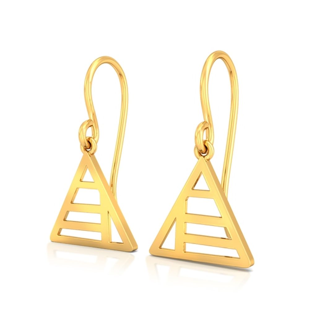 Geometrix Gold Earrings