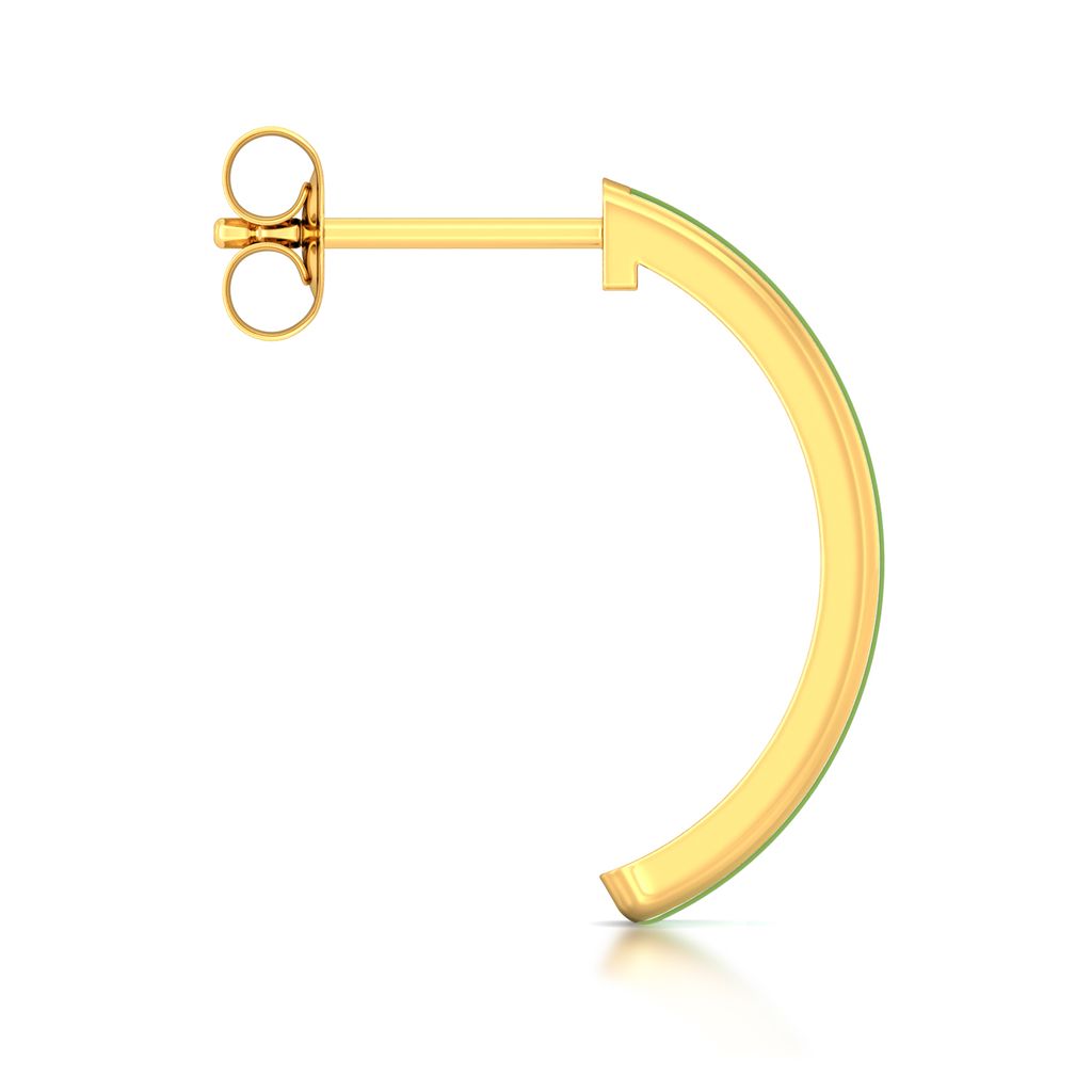 Shamrock Chic Gold Earrings