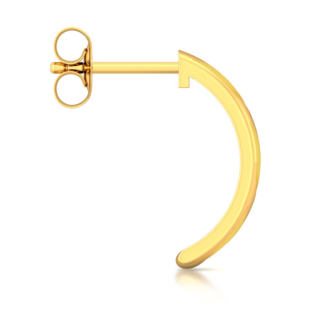Tribal Fun Gold Earrings