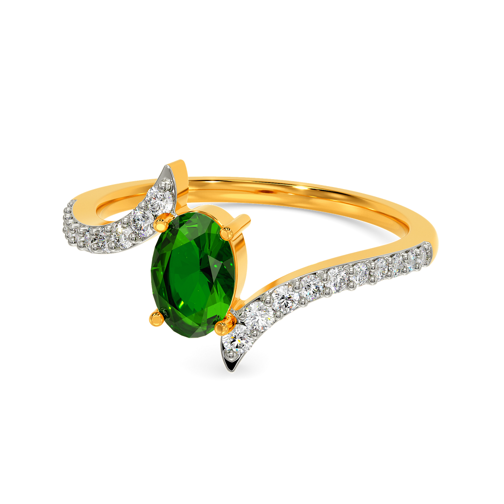Green Spark Diamond Rings alternate view 2
