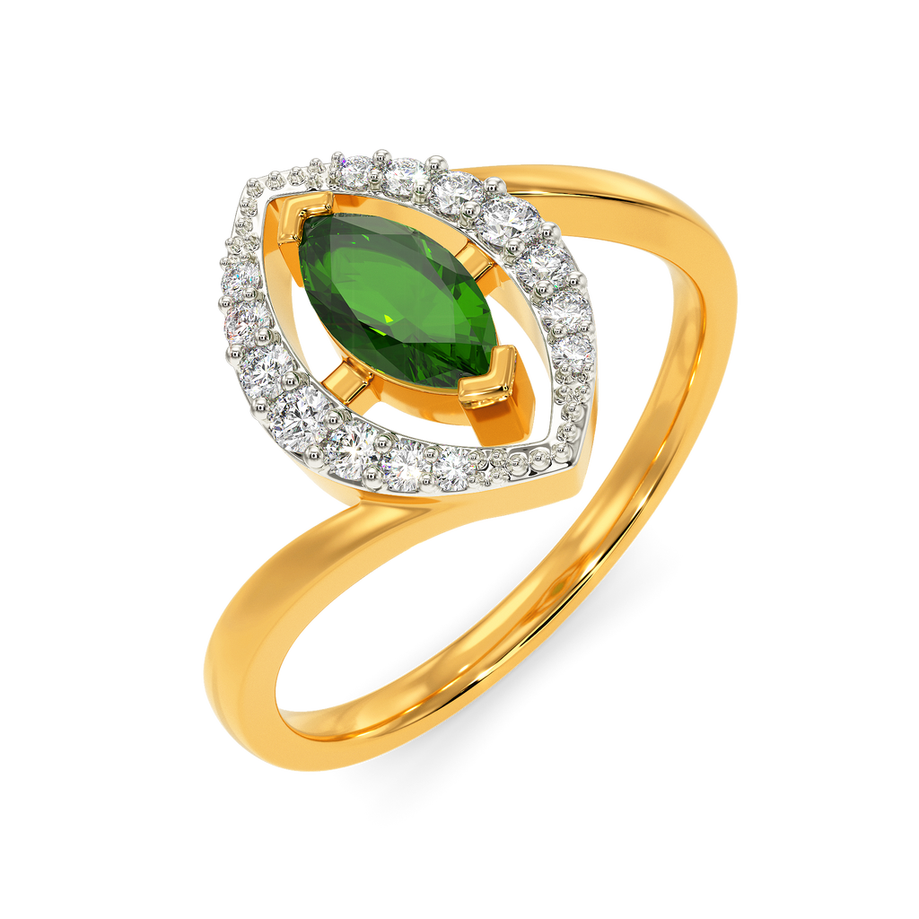 Green Bliss Diamond Rings