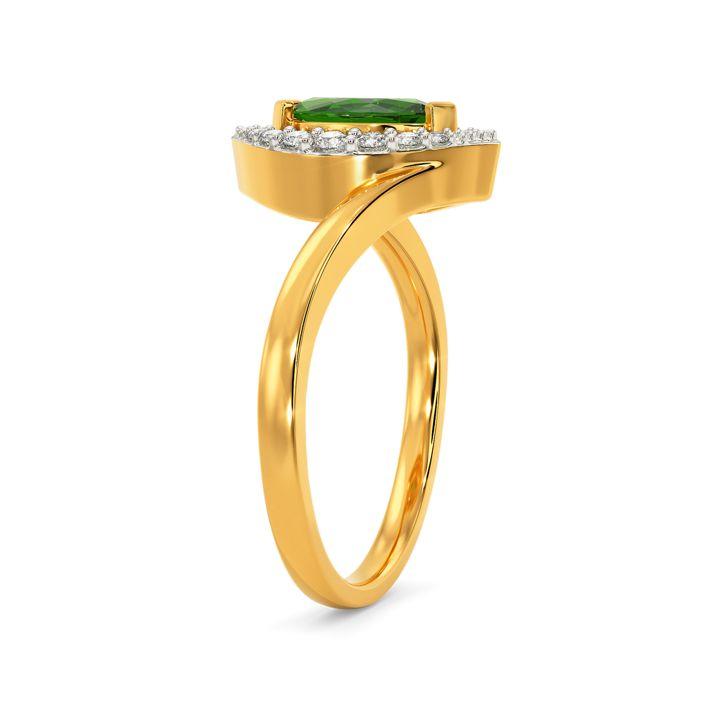 Green Bliss Diamond Rings image