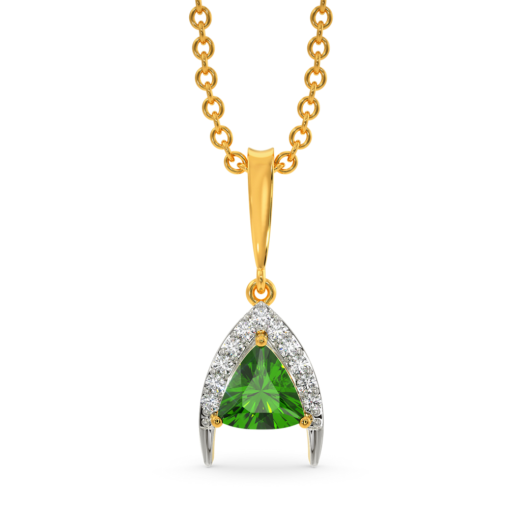 Vibin To Green Diamond Pendants