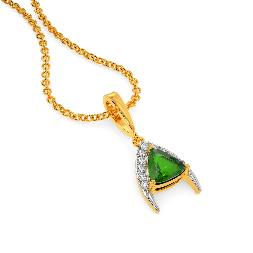 Vibin To Green Diamond Pendants