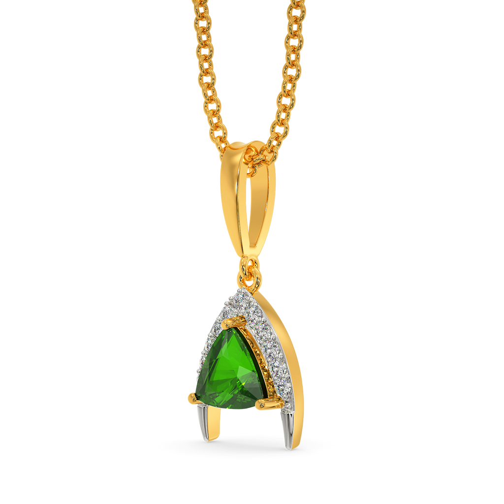 Vibin To Green Diamond Pendants