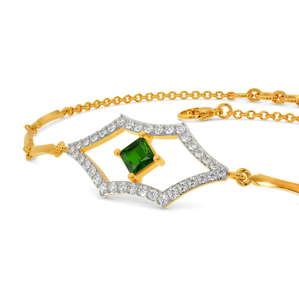 Green At Heart Diamond Bracelets