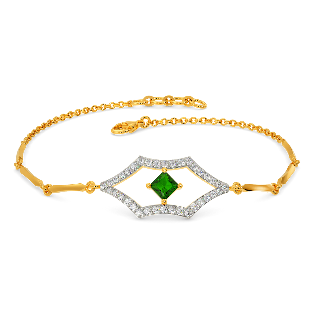 Green At Heart Diamond Bracelets