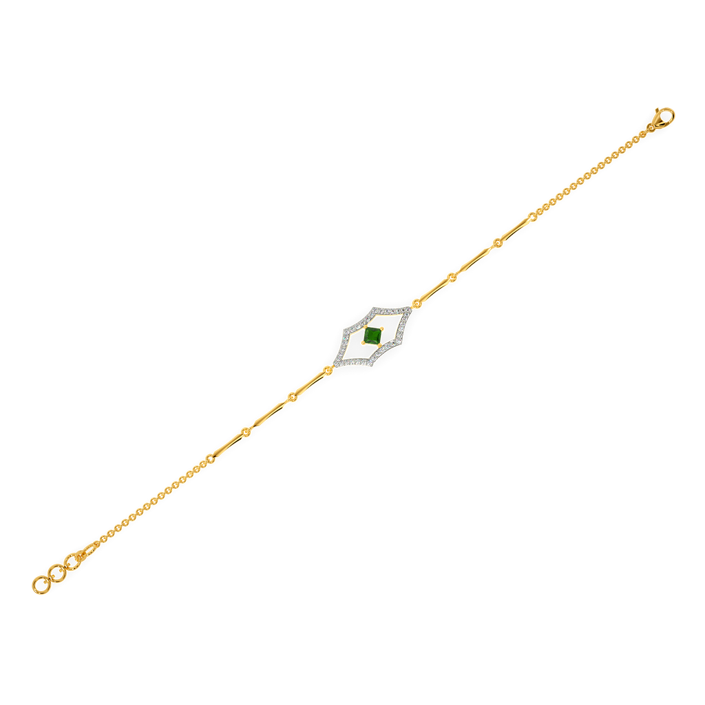 Green At Heart Diamond Bracelets