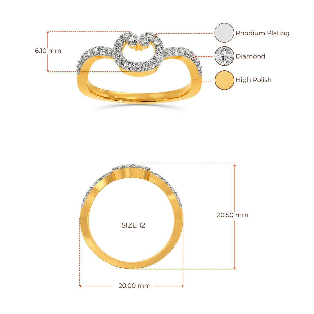 Going Baroque Diamond Rings image