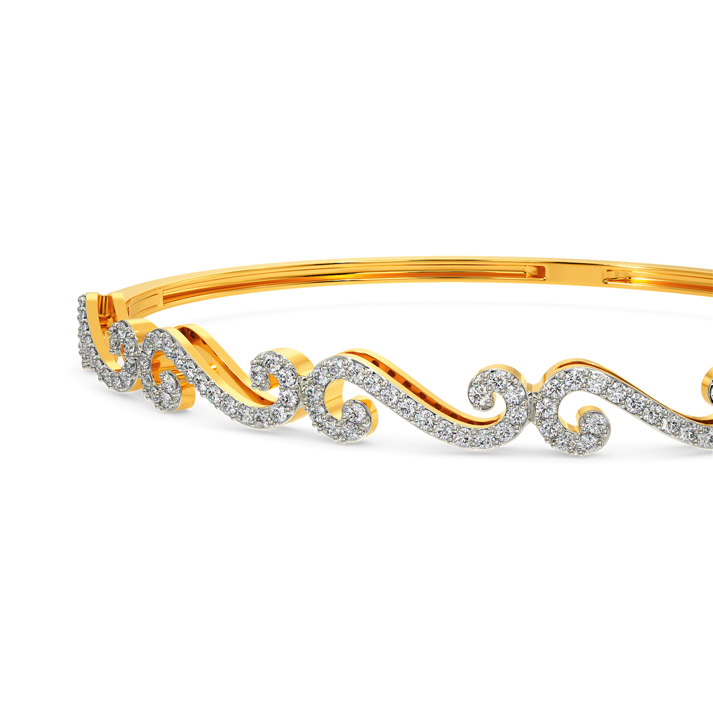 Touch of Baroque Diamond Bangles