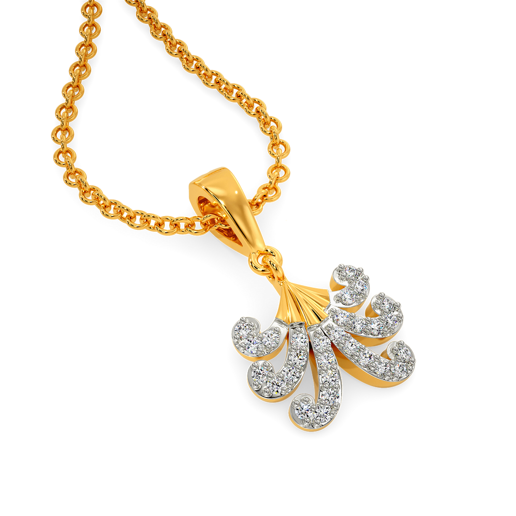 Touch of Baroque Diamond Pendants