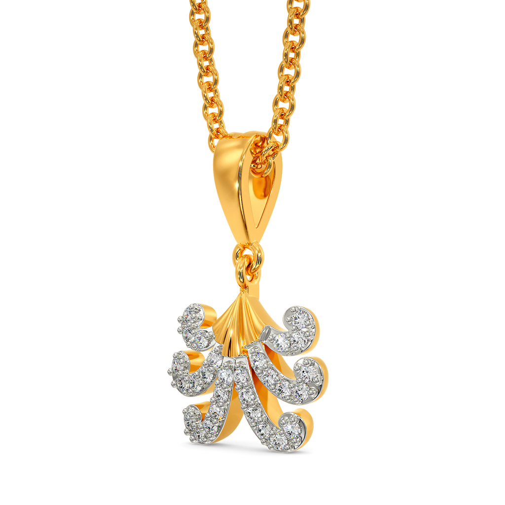 Touch of Baroque Diamond Pendants