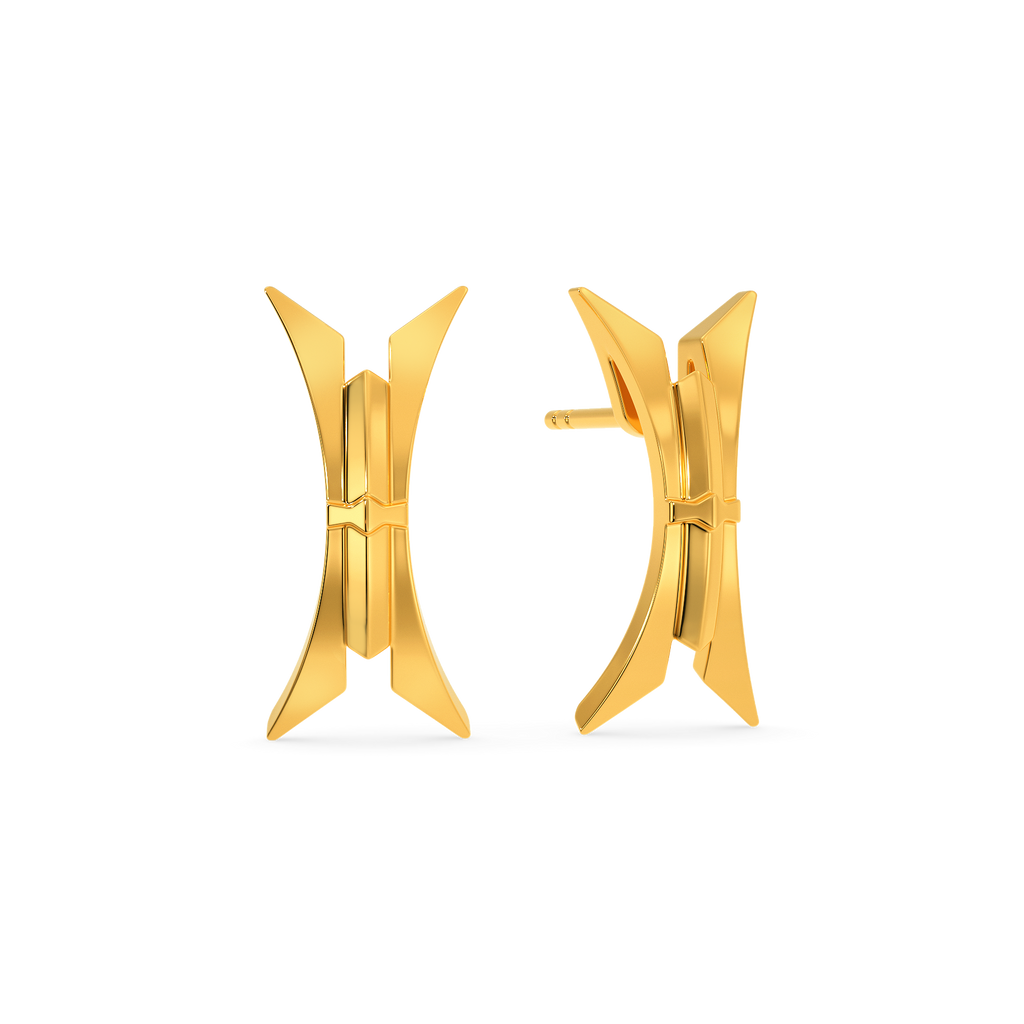 Soul's Embrace Gold Earrings
