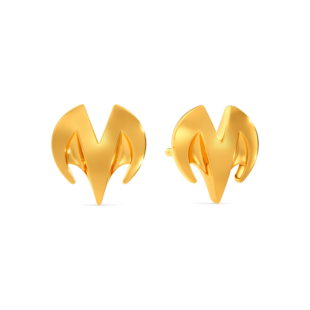 Arcane Allure Gold Earrings