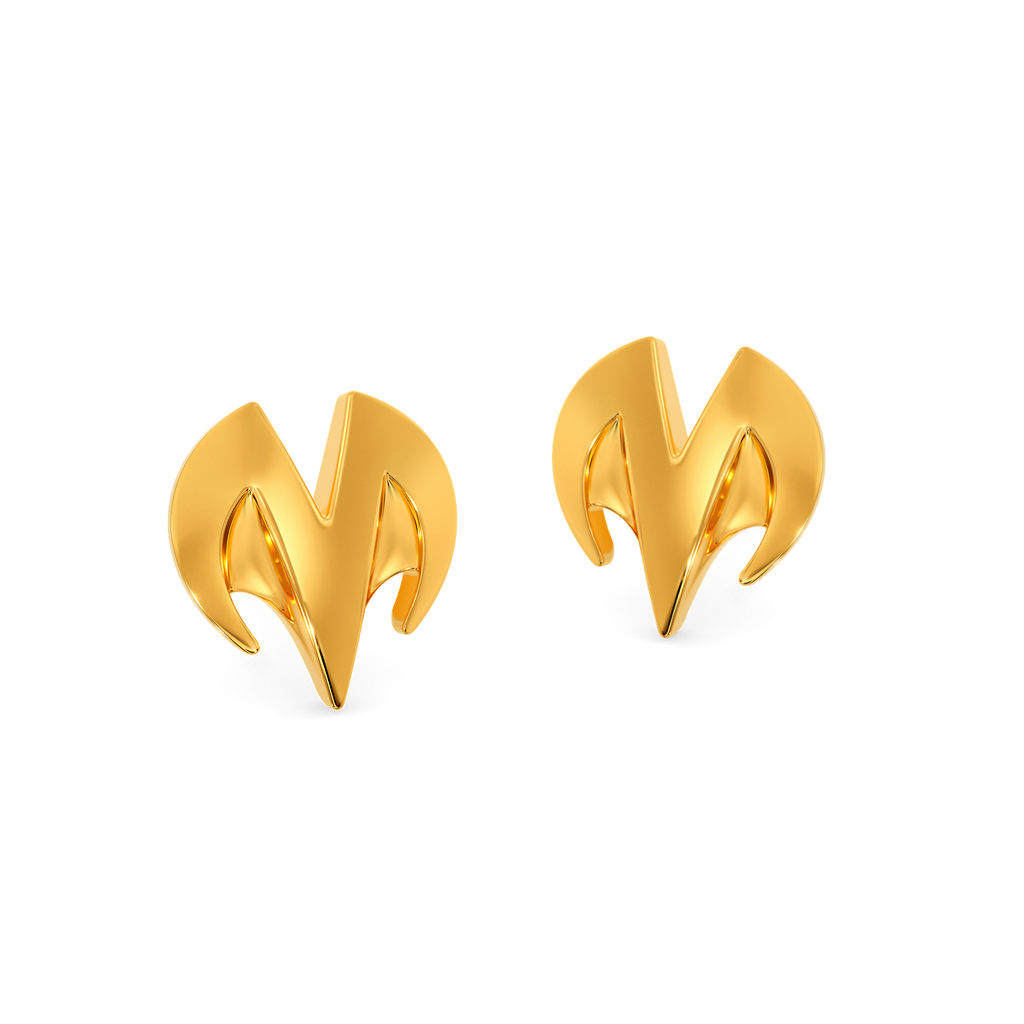 Arcane Allure Gold Earrings