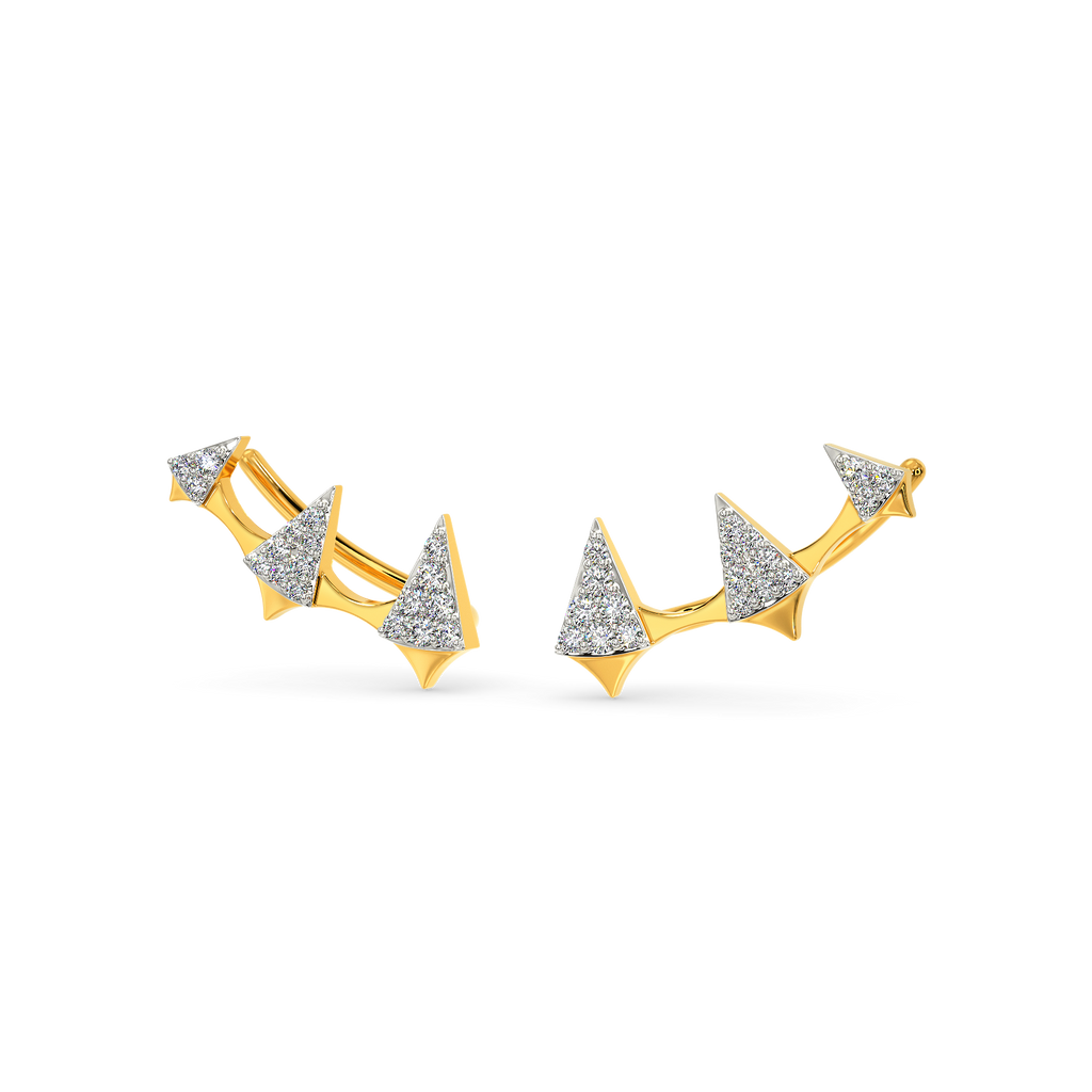 Gothic Enigma Diamond Earrings