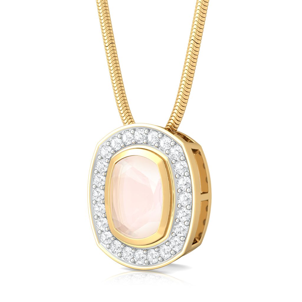 Blush Diamond Pendants