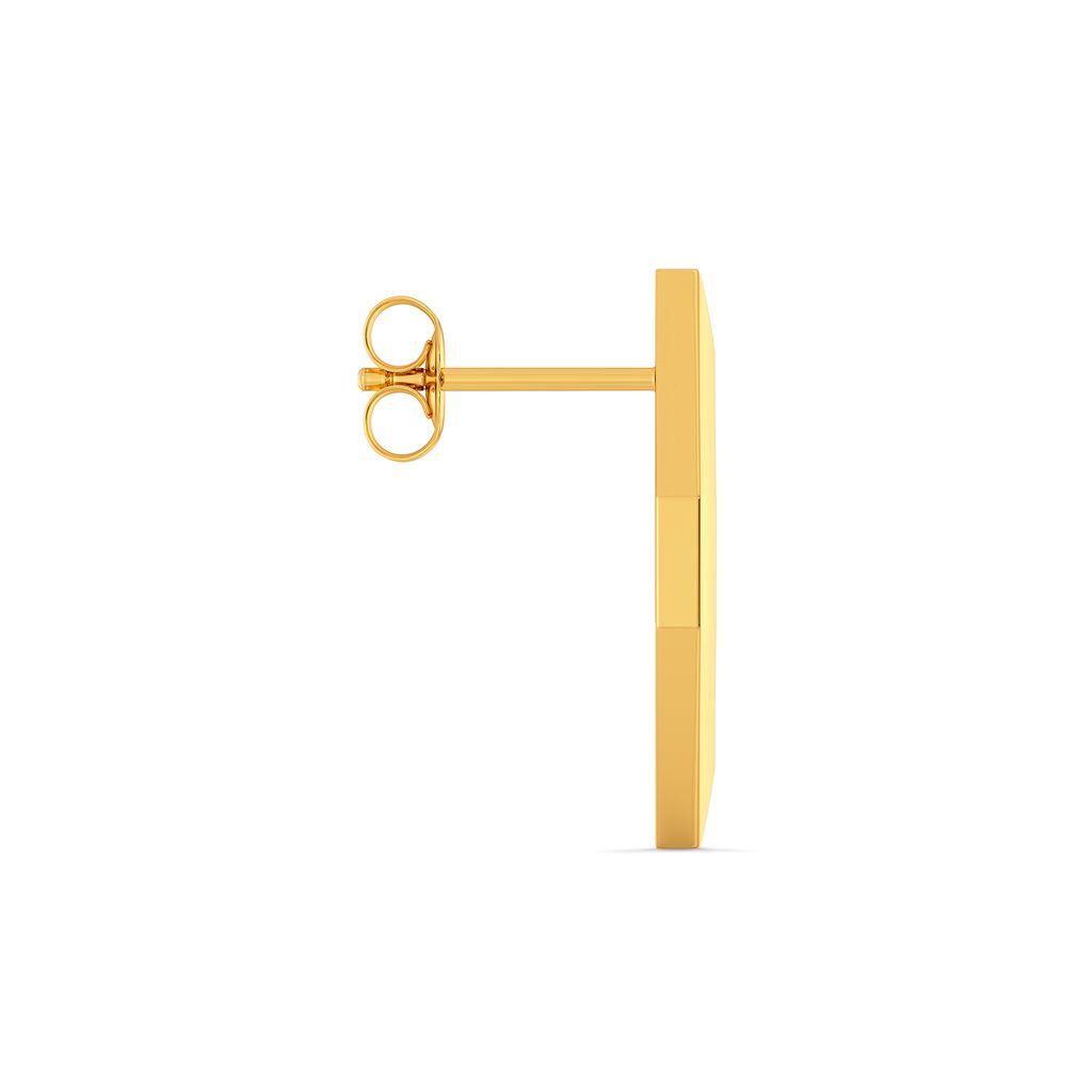 Angle the Tude Gold Earrings