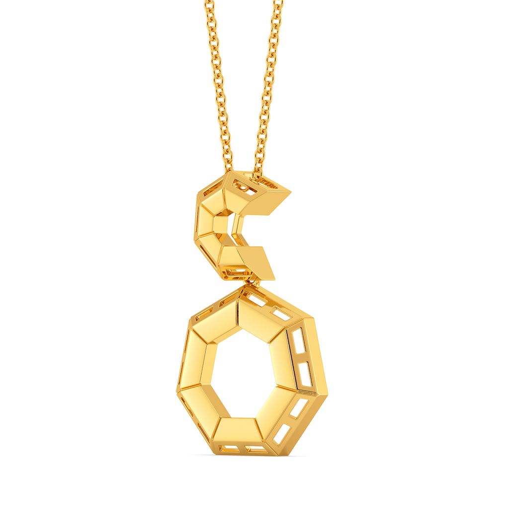 Angle Appeal Gold Pendants