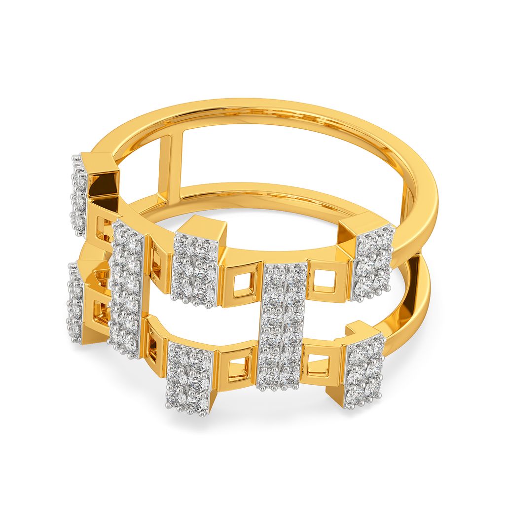 Frieze Frenzy Diamond Rings alternate view 2