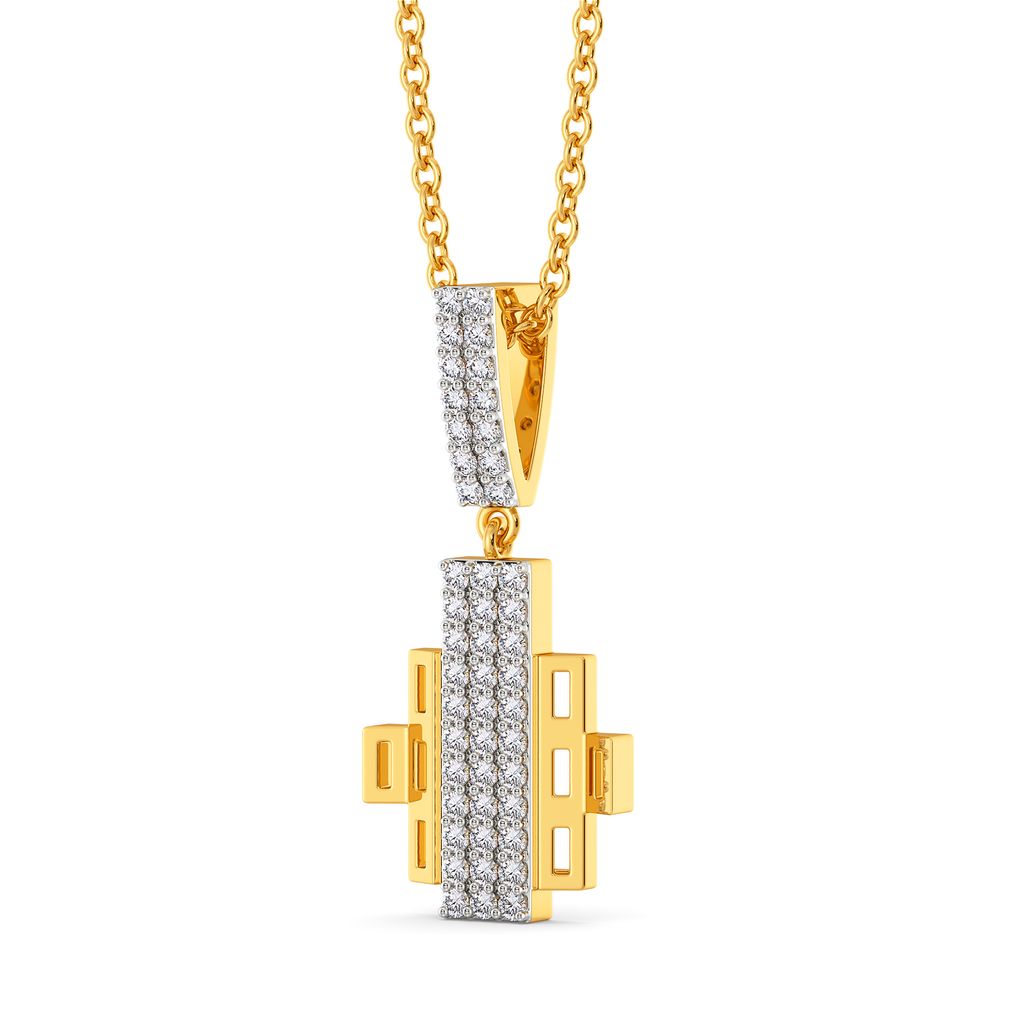 Frieze Frenzy Diamond Pendants