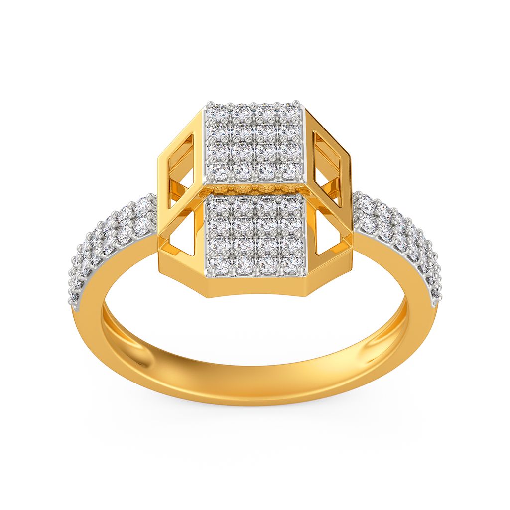 Parallel Points Diamond Rings alternate view 3