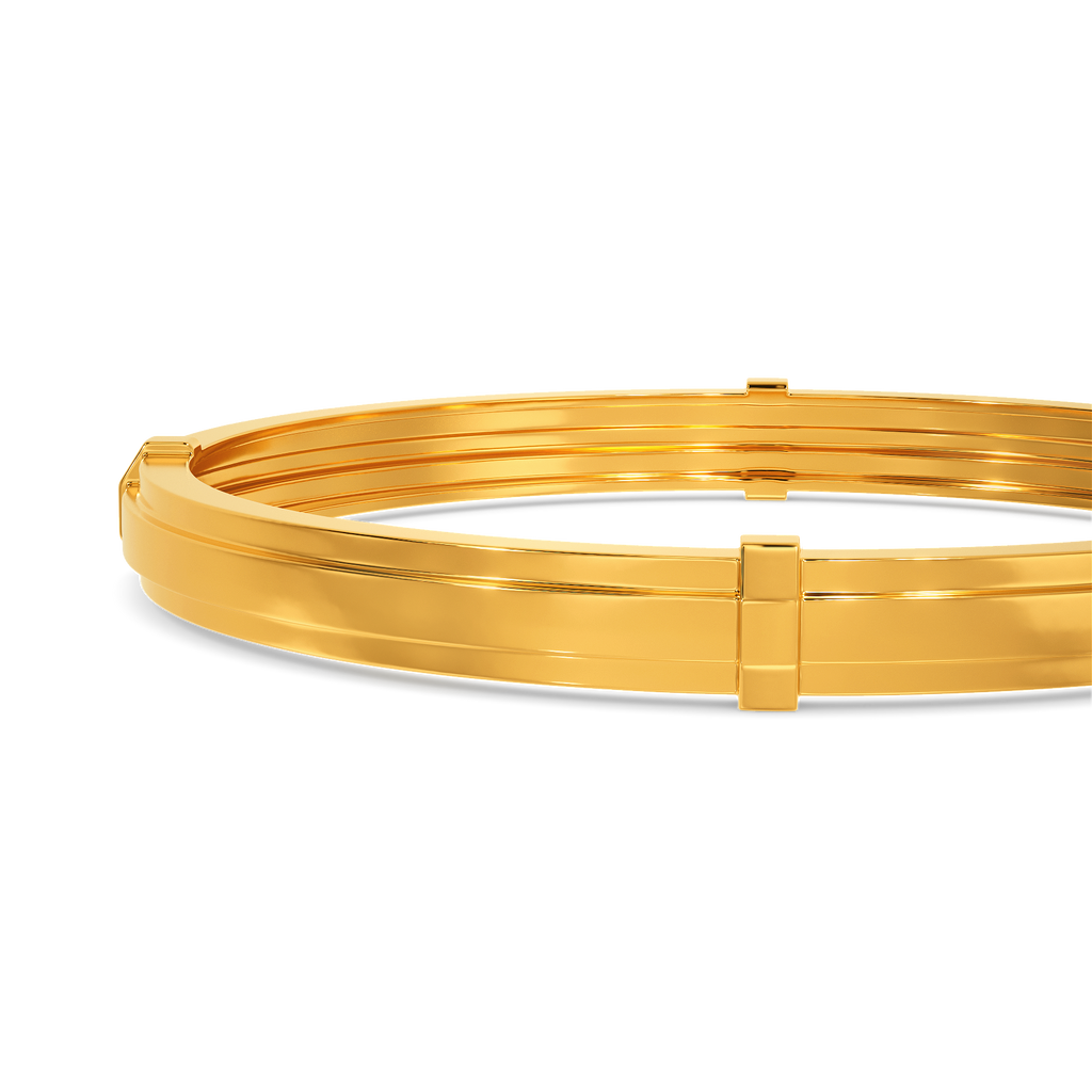 Breaking Barriers Gold Bangles