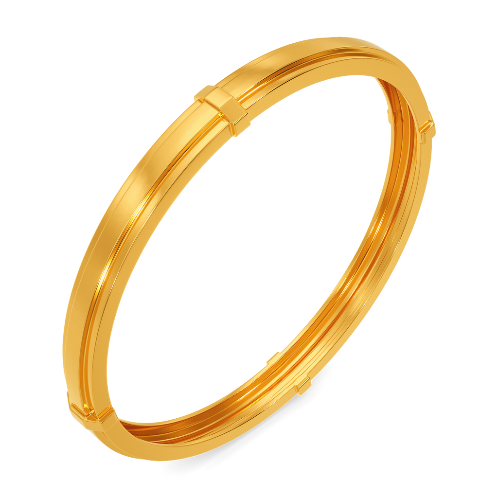 Breaking Barriers Gold Bangles