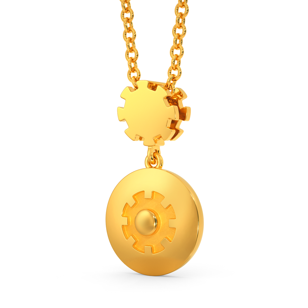 Enigma Sparkle Gold Pendants
