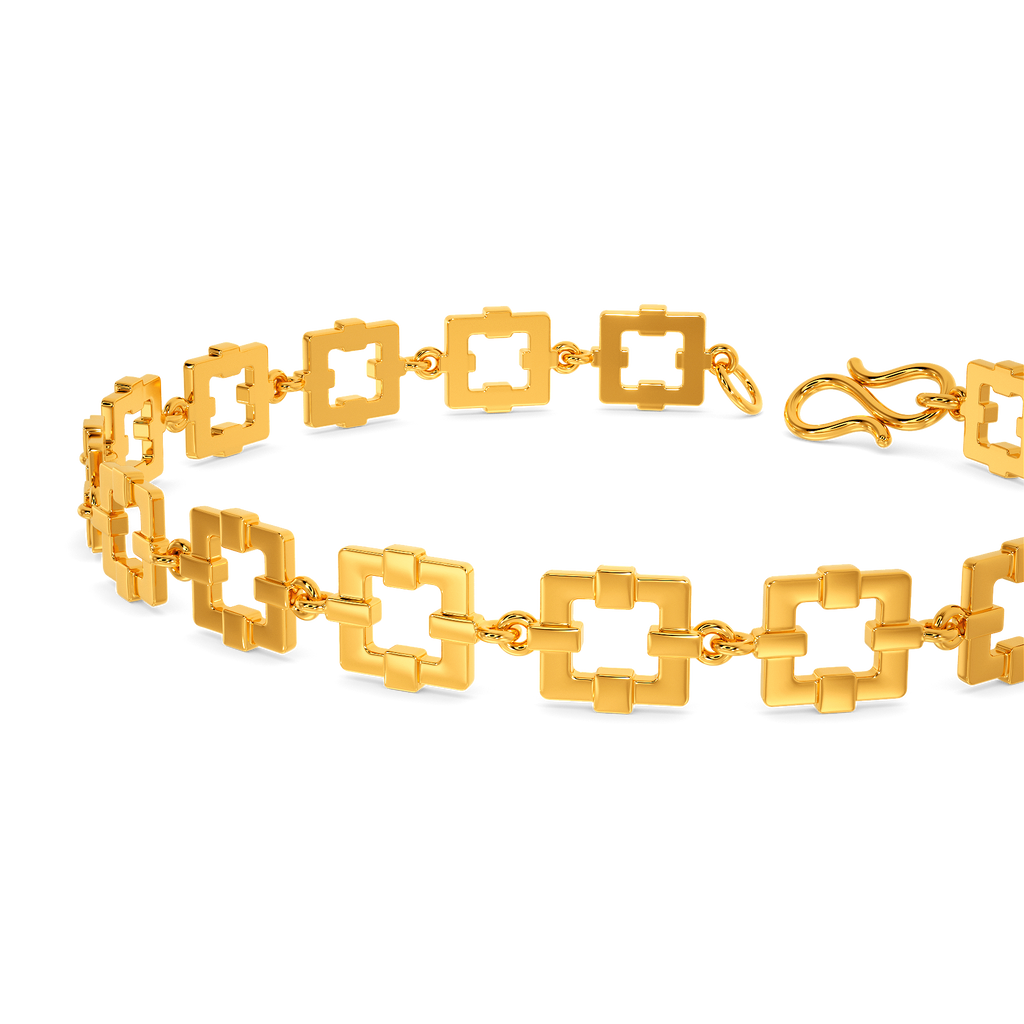 Fluid Fusion Gold Bracelets