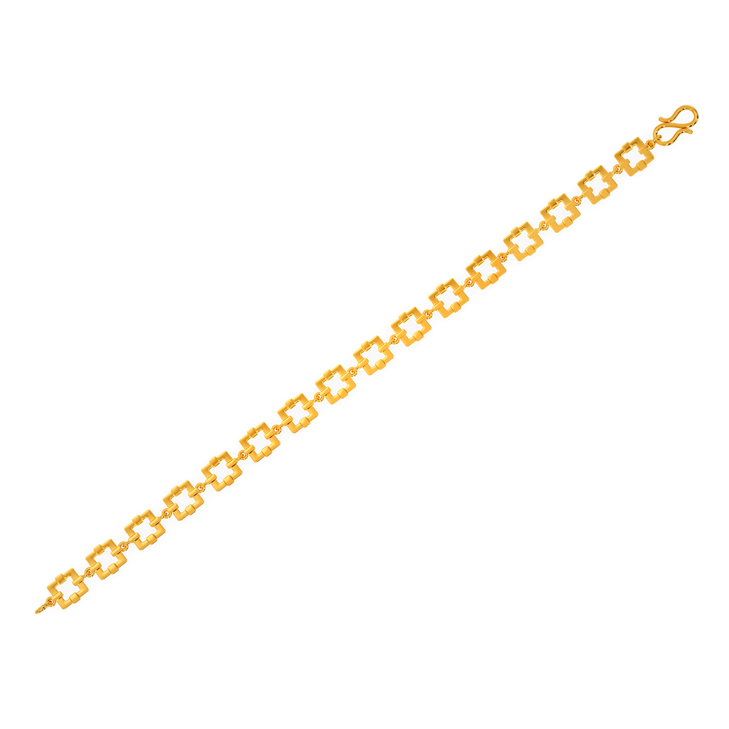 Fluid Fusion Gold Bracelets