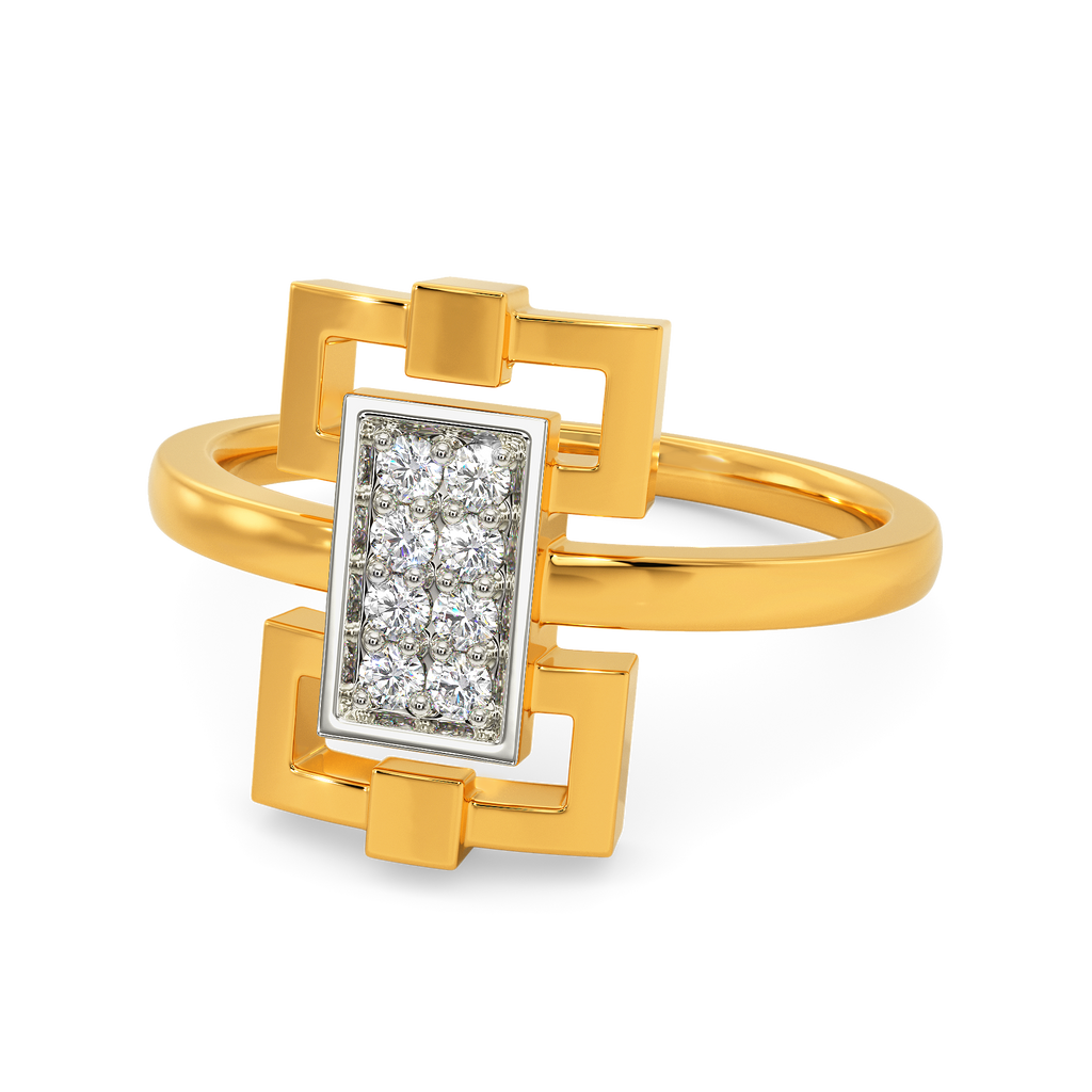 Offbeat Unity Diamond Rings alternate view 3