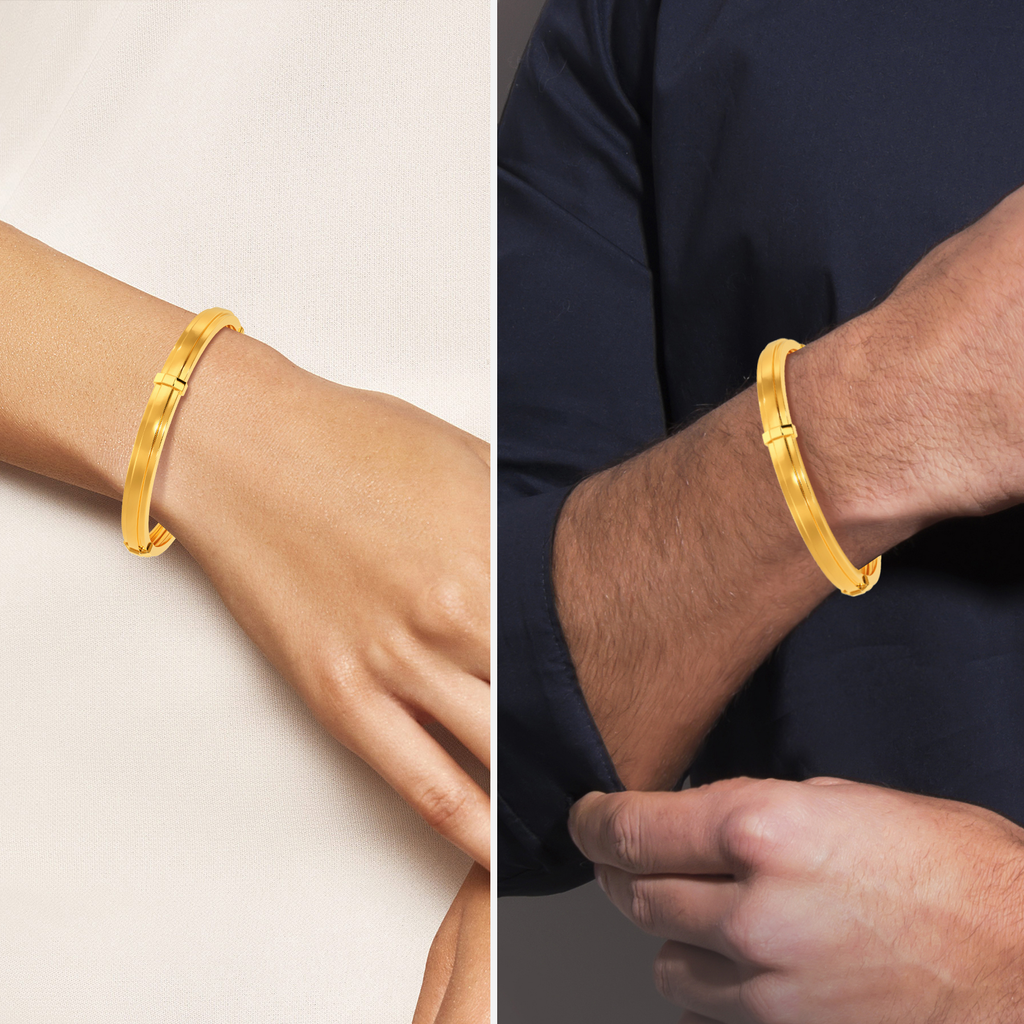 Breaking Barriers Gold Bangles