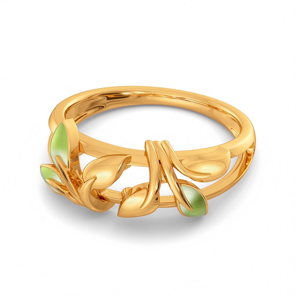 Blades of Green Gold Rings alternate view 3