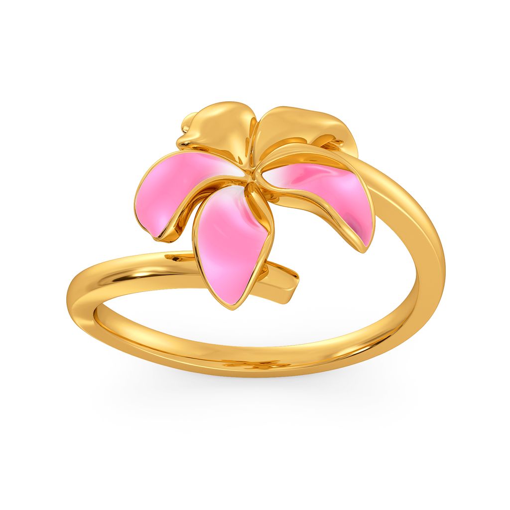 Petals & Ferns Gold Rings alternate view 2
